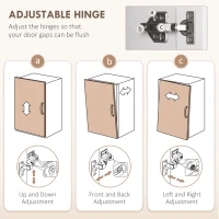 HOMCOM 71" Kitchen Pantry Cabinet, Freestanding Farmhouse Storage Cabinet with Wide 2-Tier Microwave Stand Countertop, 3 Drawers, 6 Soft Closing Doors, and Adjustable Shelves, Cable Management, White(m-7)