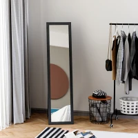 HOMCOM Full Length Mirror for Bedroom, Free Standing Dressing Mirror, Wall Mirror for Living Room, 15" x 61"(m-8)