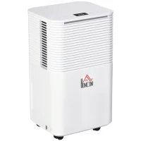 HOMCOM 1260 sq.Ft Portable Quiet Dehumidifier for Home Laundry Room Bedroom Basement, 21pt Electric Moisture Air De-Humidifier with 3 Modes(m-2)
