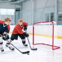 Soozier Backyard Soccer Goal, All Weather Practice Soccer Net with Steel Frame, PE Mesh for Backyard, Easy Assembly(m-2)