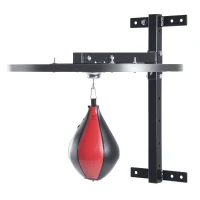 Soozier Speed Bag Platform Speedball Frame Wall Mounted Boxing MMA Workout Punching Bag(m-2)