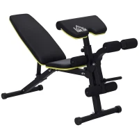 Soozier Adjustable Sit-Up Dumbbell Bench Multi-Functional Purpose Hyper Extension Bench With Adjustable Seat and Back Angle(m-1)