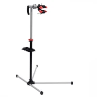 HOMCOM 47" To 75" Adjustable Bike Repair Stand Tool Tray Bicycle Cycle Rack Work(m-2)