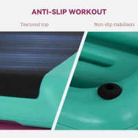 Soozier 3.9"/5.9"/7.9" Aerobic Stepper Exercise with Non-Slip Top for Home, Office, Indoor, Outdoor, Multicolour(m-5)