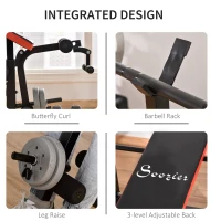 Soozier Adjustable Weight Bench for Weight Lifting and Strength Training(m-6)