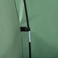 Outsunny Pop Up Camping Tent with Vestibule Waterproof Tent for 2-3 Person, Dark Green(m-10)