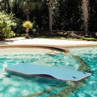 Soozier 6.5x2ft Floating Mat Floating Lily Pad Water Carpet Float Aqua Mat Water Recreation and Relaxing in Pool Beach Lake(m-8)