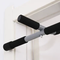 Soozier Pull-Up Bar for Doorway, Home Fitness Door Horizontal Chin up Bar for Indoor Gym Upper Body Workout, Grey(m-10)