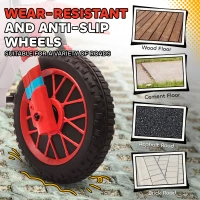 Aosom Kids Dirt Bike Battery-Powered Ride-On Electric Motorcycle with Charging 12V Battery, Training Wheels Red(m-7)