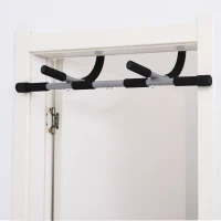 Soozier Pull-Up Bar for Doorway, Home Fitness Door Horizontal Chin up Bar for Indoor Gym Upper Body Workout, Grey(m-1)