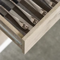 HOMCOM Kitchen Buffet with Hutch Multi Storage Cupboard Cabinet Server Sideboard with Drawers(m-10)