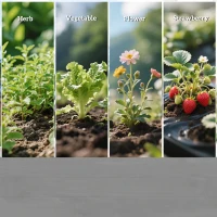 Outsunny 2 Tiers Wood Plant Raised Bed Flower Vegetable Herb Grow Box Stand Garden  Step Planter Stand Free Combination Grey(m-9)