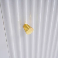 Modern Floating Bathroom Vanity with Ceramic Basin and Side Storage, Cabinet with Rose Gold Handle, 21.5" L x 12" W x 26.5" H, White(m-12)