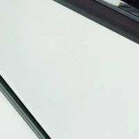 Geometric Mirrored Side Table with Modern Chic Design,Ideal for Living Room, Bedroom, Office, 14" L x 14" W x 25.5" H, Clear+Silver(m-7)