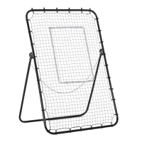 Soozier Volleyball Rebounder Net, Angles Adjustable Soccer Rebounder, Lacrosse Baseball Volleyball Training Equipment Aid(m-11)