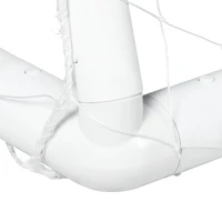 Soozier 9.8 x 6.6ft Soccer Goal, Portable Soccer Practice Net with PE Net for Backyard, Garden, Park, Beach(m-10)