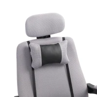 Vinsetto Ergonomic Executive High Back Office Chair with Footrest,Lumbar Support,Grey(m-11)