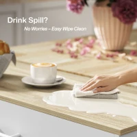 HOMCOM Kitchen Island with Storage, Rolling Kitchen Cart with Foldable Drop Leaf, Power Outlet and USB Ports, White(m-9)