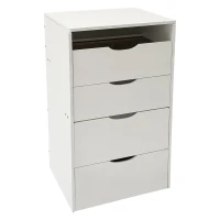 3-in-1 Vanity Desk with Flip Top Mirror, Compact Makeup Vanity Set with Visible Glass Desktop, Cushioned Stool, 23.5" L x 16" W x 31.5" H, White(m-2)