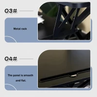 32" Desk Converter with Wide Keyboard Tray, Laptop Workstation, Height Adjustable Sit to Stand Riser, 32" L x 16.5" W x 4.5" H, Black(m-8)