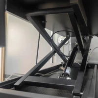 32" Desk Converter with Wide Keyboard Tray, Laptop Workstation, Height Adjustable Sit to Stand Riser, 32" L x 16.5" W x 4.5" H, Black(m-11)