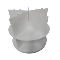 7-Tier Rotating Shoe Rack Tower with Sturdy Construction, 360-Degree Shoe Display with 28-Pair Capacity, 23.5" L x 23.5" W x 63.5" H, White(m-8)