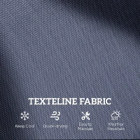 Outsunny 2-Person Outdoor Glider Bench, Patio Double Swing Rocking Chair Loveseat with  Steel Frame, Dark Blue(m-6)