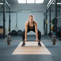 Soozier Weight Plates Set, 2-Inch Barbell Weights Set w/Tri-Grips for Home Gym Weightlifting and Strength Training, 4 x 11lbs(m-8)