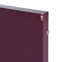 HOMCOM Jersey Display Frame Case, Acrylic Sports Shirt Shadow Box for Basketball Football Baseball, 28" x 35", Brown(m-10)