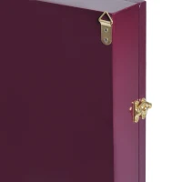 HOMCOM Jersey Display Frame Case, Acrylic Sports Shirt Shadow Box for Basketball Football Baseball, 28" x 35", Brown(m-4)