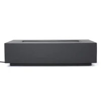 50,000 BTU Rectangle MGO Fire Table with Modern Design, Durable Iron Frame, No Assembly Required, 56" L x 26.5" W x 15" H, Dark Grey(m-9)