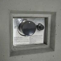 50,000 BTU Square MGO Fire Table for Effortless Warmth, Modern Design with Lightweight Concrete, 40" L x 40" W x 12.5" H, Light Gray(m-6)