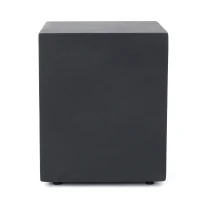 Modern MGO Tank Holder Side Table with Multi-functional Design, Lightweight Concrete for Durability, 16.5" L x 16.5" W x 20.5" H, Dark Grey(m-8)