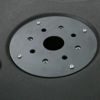 Refillable Resin Construction for 10-Foot Cantilever Umbrella, Royal Canopy Umbrella Base for Outdoor Use, 33" L x 33" W x 5" H, Black(m-5)