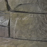 40,000 BTU Stone Circular Fire Pit Perfect for Family Gathering, Round Outdoor Firepit with Slipcover, 33" L x 24" H, Stone Gray(m-7)