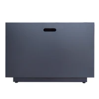 50,000 BTU Square Iron Propane Fire Pit Table with Built-in Tank Space, No Assembly Required, 33" L x 33" W x 24" H, Dark Gery(m-2)