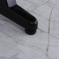 HOMCOM 47" Racing Style Gaming Desk, Z-Shaped Computer Table Workstation with LED Lights, Swivel Cup Holder, Headphone Hook and Cable Management Holes for Gamers Home Office, Black(m-9)