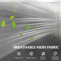 Outsunny 2-Person Outdoor Glider Bench,Patio Glider Loveseat Chair with Powder Coated Steel Frame,2 Seats Porch Rocking Glider for Backyard, Lawn, Garden and Porch, Mixed Gray(m-5)