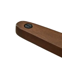 Modern Z-Shaped End Table with Boomerang-Style Base and Sustainable Wood, Side Table Perfect for Living Room, 20'' L x 20''W x 20'' H, Walnut(m-6)