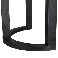 Modern 6-Piece Dining Set with Industrial Table and Rattan Back Chairs, Family Table Seats Up to 8 People, 95" L x 39" W x 30" H, Beige+Black(m-5)