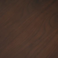 Modern Z-Shaped End Table with Boomerang-Style Base and Sustainable Wood, Side Table Perfect for Living Room, 20'' L x 20''W x 20'' H, Walnut(m-7)