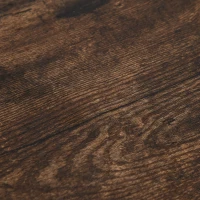 HOMCOM 5 Pieces Industrial Rectangular Bar Table Set, Dining Table Set Breakfast Table with 4 Stools for Dining Room, Kitchen, Dinette, Rustic Brown(m-13)