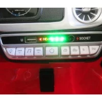 12V Electric Ride-On Car with 2.4GHz Parental Remote, Manual Pedal Mode, Motorized Vehicle with MP3/USB/TF Player, 42″ L x 25″ W x 21″ H, Red(m-5)