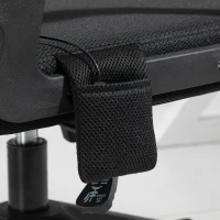 Vinsetto Office Chair High Back Mesh Desk Chair with 2-Point Vibration Massage Lumbar Support Pillow, Headrest, Ergonomic Swivel Back(m-10)