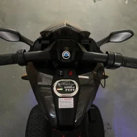 3-Wheel 12V Kids Electric Ride-On Motorcycle with Training Wheels and Headlight, Motorbike with MP3/USB, 43.5'' L x 23.5'' W x 29'' H, Pink(m-8)