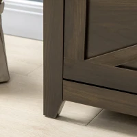 Vinsetto Vertical File Cabinet with Hanging Bars for A4 Size for Home Office, 29.9"x 19.7"x 30.3", Brown(m-10)