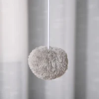 PawHut 47" Tall Cat Tree Tower with Condo, Ladder, Scratching Posts and Hanging Ball, Light Grey(m-13)