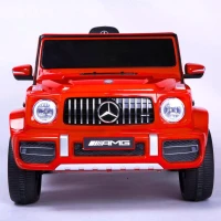 12V Electric Ride-On Car with 2.4GHz Parental Remote, Manual Pedal Mode, Motorized Vehicle with MP3/USB/TF Player, 42″ L x 25″ W x 21″ H, Red(m-10)