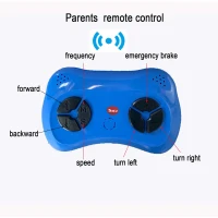 12V Electric Ride-On Car with 2.4GHz Parental Remote, Manual Pedal Mode, Motorized Vehicle with MP3/USB/TF Player, 42″ L x 25″ W x 21″ H, Red(m-4)