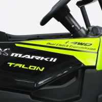 12V Ride-On UTV Electric Car with Dual Control Child Drive or 2.4G Parental Remote, Vehicle for Kids Ages 3-6, 39.5″ L x 22″ W x 21″ H, Green(m-6)